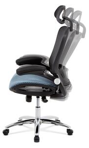 Kancelářská židle polohovací modročerná MASH KA-A185 BLUE
