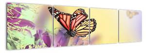 Motýli - obraz (160x40cm)