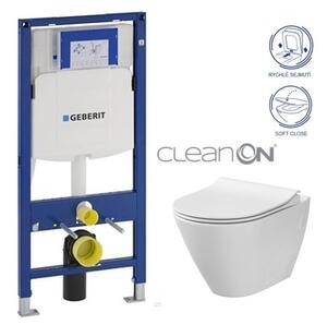 GEBERIT Duofix bez tlačítka + WC CERSANIT CLEANON CITY 111.300.00.5 CI1