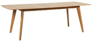 Dubový rozkládací jídelní stůl ROWICO CIRRUS 190-235 x 90 cm