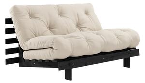 Béžová rozkládací pohovka 140 cm Roots Black Night – Karup Design