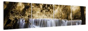Vodopády - obraz (160x40cm)