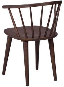 Ořechová dřevěná jídelní židle ROWICO CARMEN