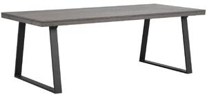 Tmavě hnědý dubový jídelní stůl ROWICO BROOKLYN I. 220 x 95 cm