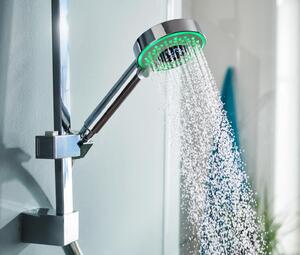 Sprchová hlavice s LED a ukazatelem spotřeby vody
