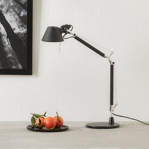 Artemide Stolní lampa Tolomeo Micro, černá, Černá, Pracovna / kancelář, Hliník, Design