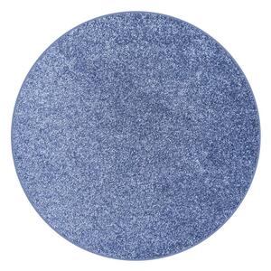 Kusový koberec Velur Ultra tm. modrý kruh - 60x60 (průměr) kruh cm
