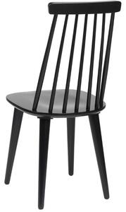 Černá dřevěná jídelní židle ROWICO LOTTA