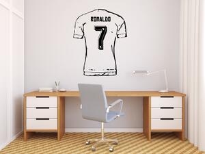 Cristiano Ronaldo dres - Samolepka na zeď - 100x81cm
