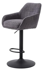 Barová židle Unique-Furniture Avola šedá hladká látka 54850003