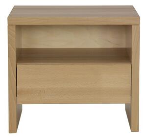Noční stolek SN112, 50x45x35, buk (Barva dřeva: Bělená)