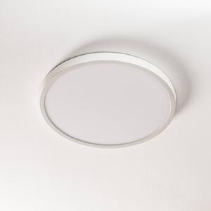 ORION Ultraploché LED stropní světlo Lero Ø 40 cm, stmívatelný, Bílá / opál, Obývací pokoj / jídelna, Hliník, Moderní