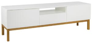 Matně bílý lakovaný TV stolek Tenzo Patch 179 x 47 cm