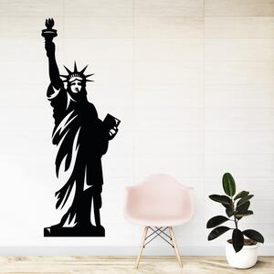 Socha svobody - vinylová samolepka na zeď - 125x45cm
