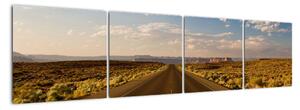 Panorama cesty - obraz (160x40cm)