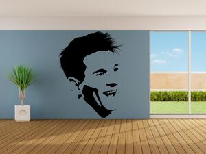Lionel Messi FC Barcelona - Samolepka na zeď - 100x79cm