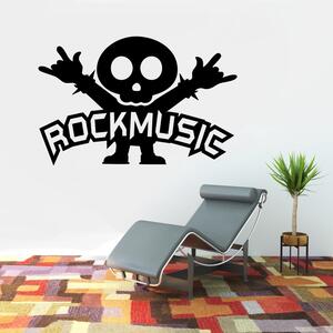 Rockmusic rokér - vinylová samolepka na zeď - 80x52cm