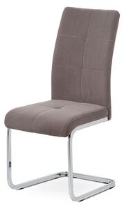 Jídelní židle, lanýžová sametová látka DCL-440 LAN4
