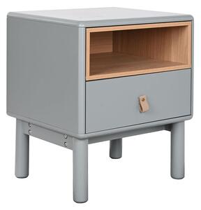 Home ESPRIT Modrošedý Noční stolek - 48 x 40 x 55 cm