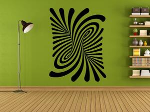 3D Spirála - Samolepka na zeď - 65x50cm