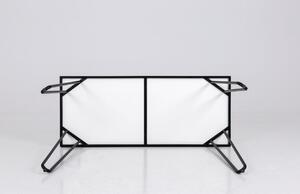 Bílý lakovaný pracovní stůl Tenzo Work II 120 x 50 cm