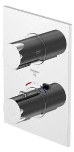 STEINBERG - Podomítková termostatická baterie, 2-cestná /bez tělesa/, chrom 120 4133 1
