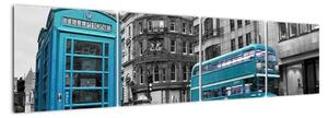 Abstraktní obraz - Londýn (160x40cm)