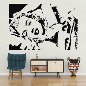 Marilyn Monroe - vinylová samolepka na zeď - 80x54cm