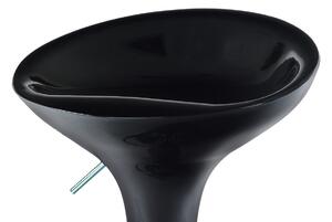 Barová židle černá plast AUB-9002 BK