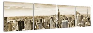 Panorama New York, obraz (160x40cm)