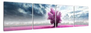 Levandulové pole, obraz (160x40cm)