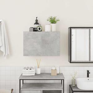 Koupelnová nástěnná skříňka betonově šedá 60x25x40 cm kompozit