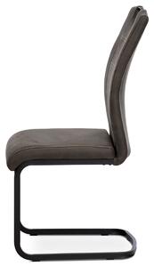 Jídelní židle, šedá látka DCL-413 GREY3