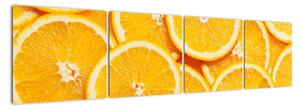 Plátky pomerančů - obraz (160x40cm)