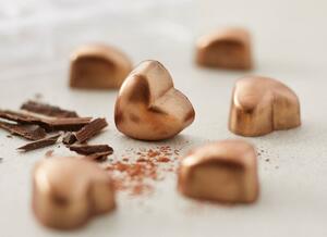 Blomsterbergs Forma na tvorbu čokoládových pralinek Srdíčko