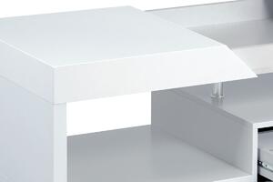 Konferenční stolek AHG-622 WT bílý mat a dekor beton