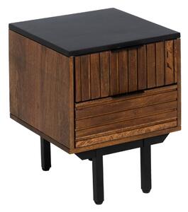 BigBuy Home Noční stolek, mangové dřevo 40 x 40 x 50 cm