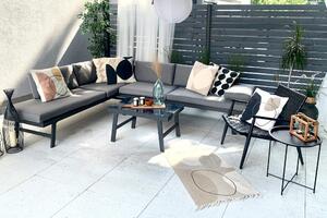 Home Garden Zahradní modulární nábytek Porto 3v1, šedý