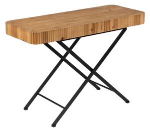 BigBuy Home Noční stolek, Dřevo, Železo 60 x 40 x 55,5 cm