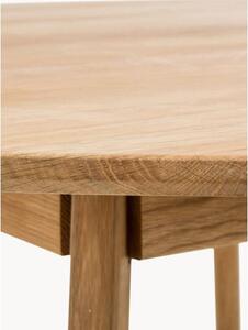Kulatý jídelní stůl z dubového dřeva Yumi, Ø 115 cm