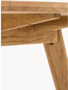 Kulatý jídelní stůl z dubového dřeva Yumi, Ø 115 cm