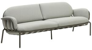 Kave Home Šedo-zelená zahradní pohovka Joncols 224 cm