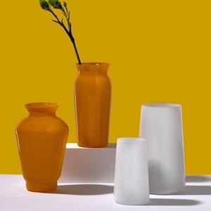Crystalex Mini Vázy žluté 120 mm 4 ks