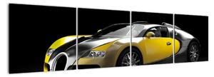 Sportovní auto, obraz na zeď (160x40cm)