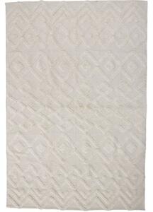 Krémově bílý bavlněný koberec Bloomingville Billa 140 x 200 cm