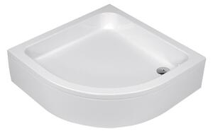 Krycí panel k akrylátové sprchové vaničce hluboké - čtvrtkruh Pluss II KTU 032O (80x80x22,5 | R 55 cm) | Deante