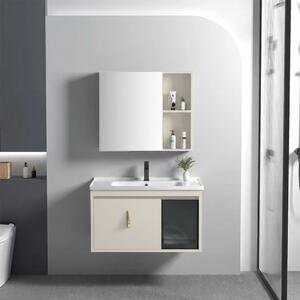 Sada koupelnového nábytku s umyvadlem Paris 60cm Beige