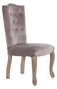 DKD Home Decor Růžová jídelní židle, zámecký styl - 51 x 47,5 x 101 cm