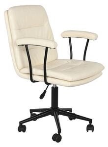 DKD Home Decor Krémová židle s kolečky a rozměry 58 x 61,5 x 84 cm