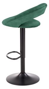 Halmar Barová židle H102, tmavě zelená
